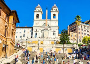 Scalinata di Trinita dei Monti - Španělské chody v centru Říma