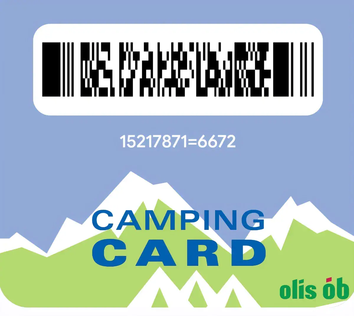 Iceland Camping card - Island a kempovac karta - Bez Kompasu