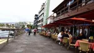 Centrální ulice v historickém centru Puerto de la Cruz na Tenerife