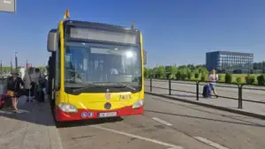 autobusová linka 106 na letiště ve Wroclawi